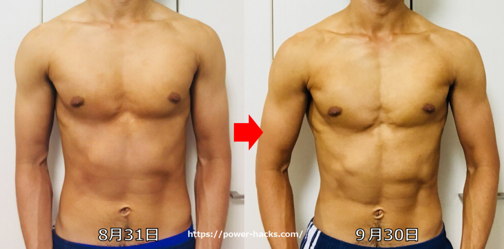 18年9月筋トレ実践日記 体脂肪率8 台に突入 Power Hacks 筋トレ初心者が体を大きくする筋トレメディア